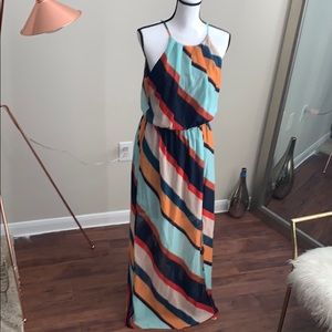 A. Byer Striped Maxi Dress size XL